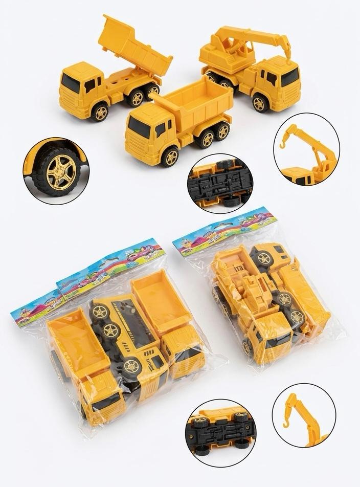 אוטו משאיות צהוב חדש9880/1600/1-100