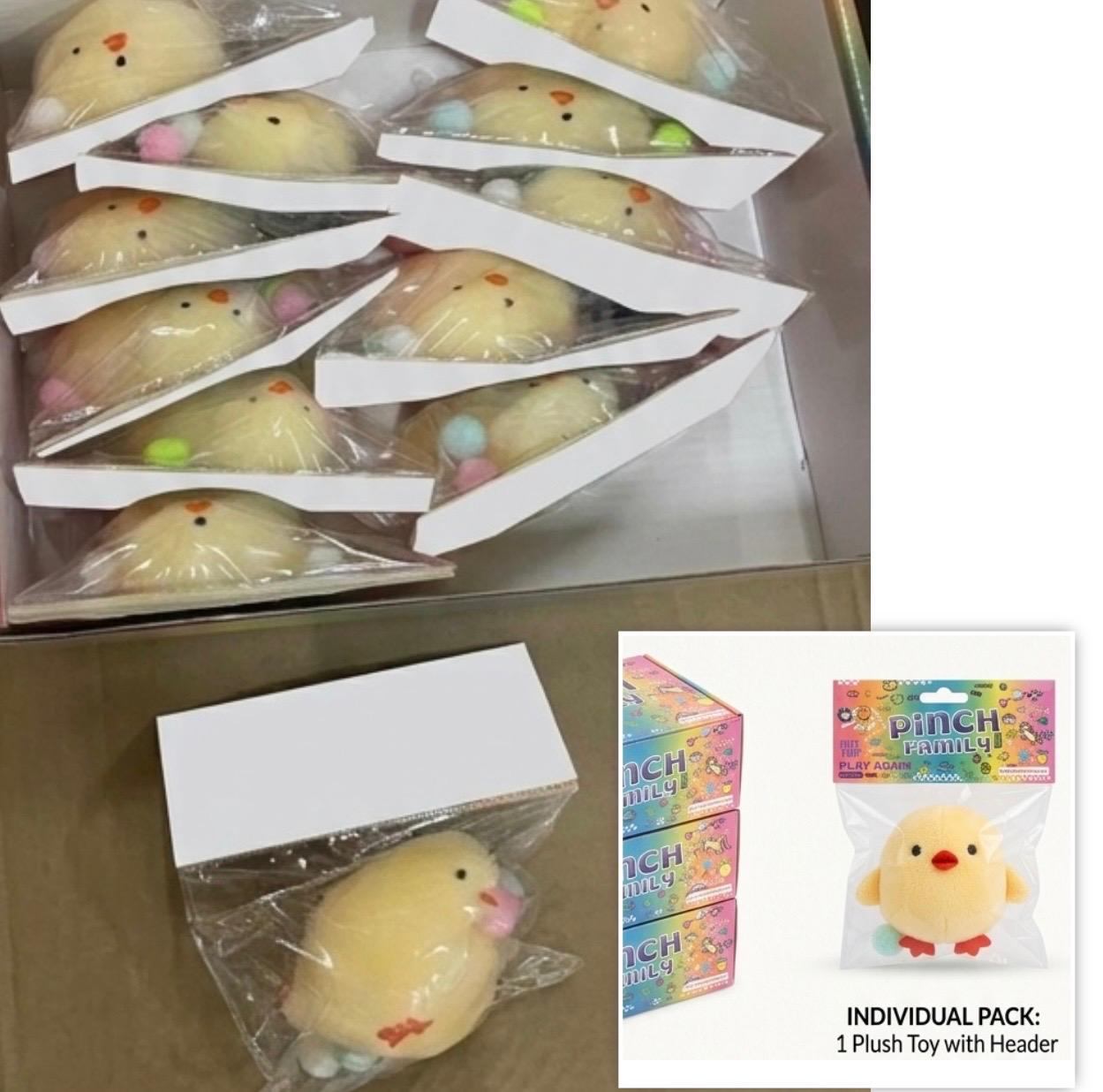 סקוויזי מושי פרווה אפרוחים פיויסי גדולים חדש3204/288/1-12