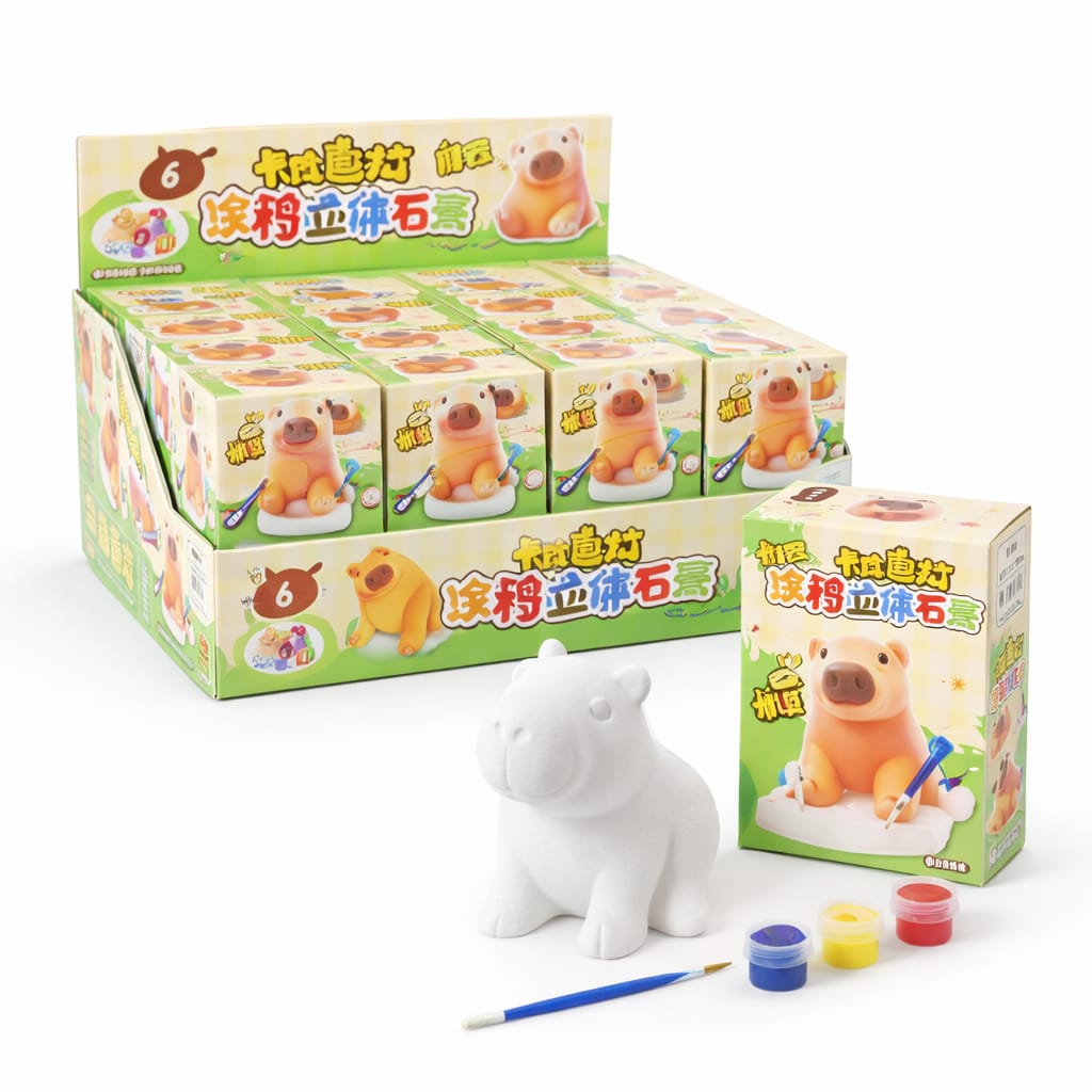 יצירה גבס בקופסא קקיברה  חדש8316A/1-24