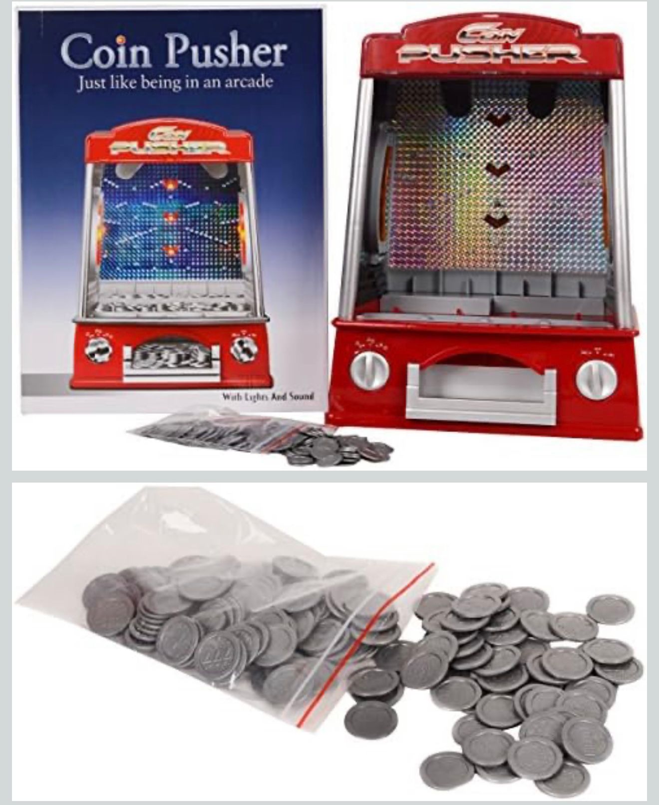 !!משחק דחיפת מטבעות קופסא ענק11074/8