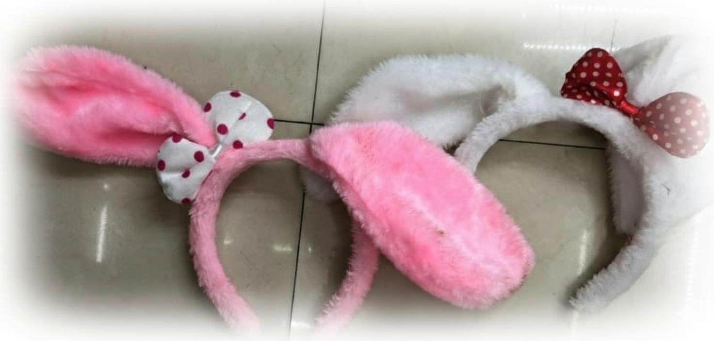 קשת אזניים פרווה עם פפיון6315/600/1-12