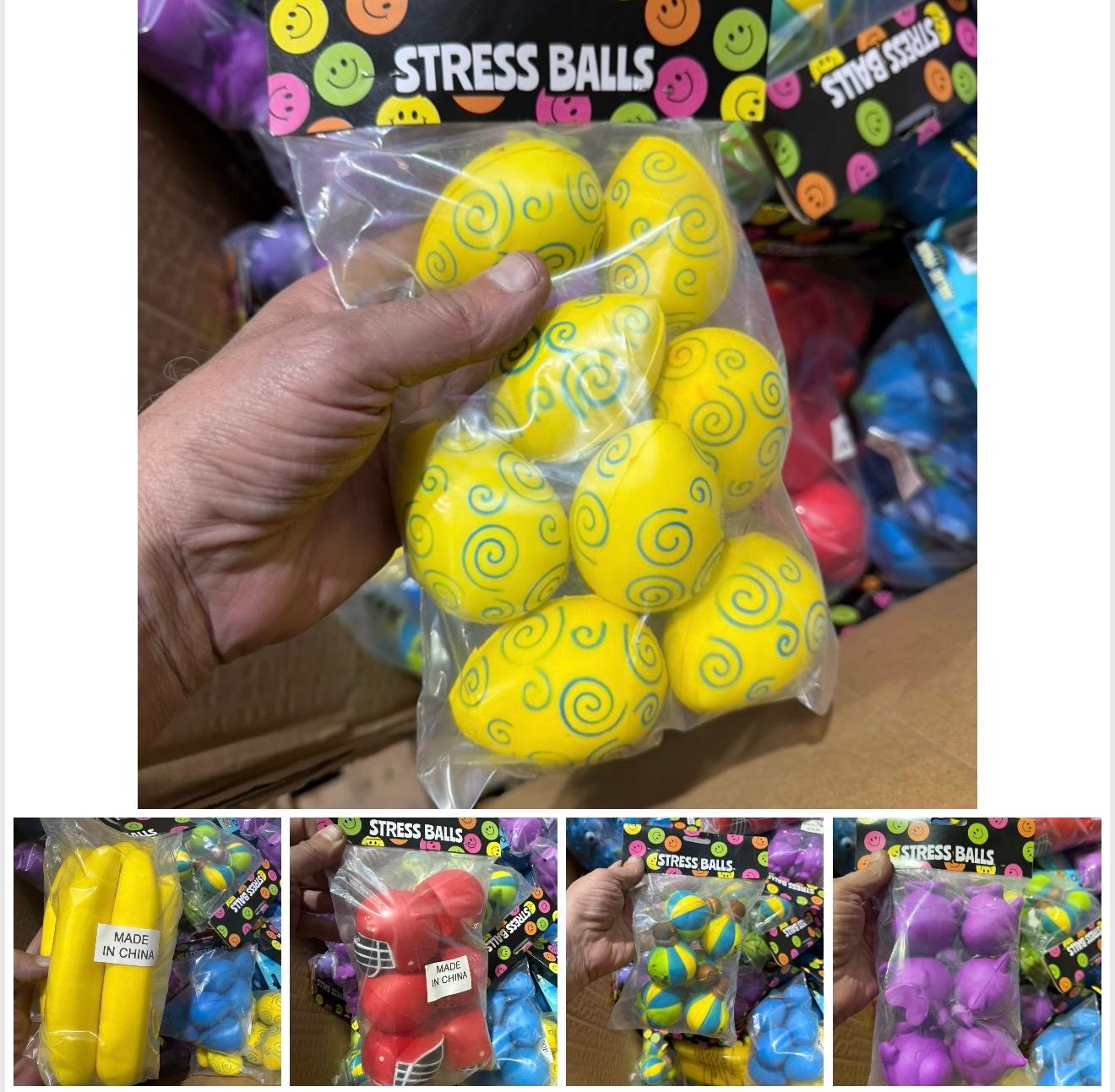 כדורי ספוג מעוצבים (6יחשקית) והפחתת עצבים2793AAA