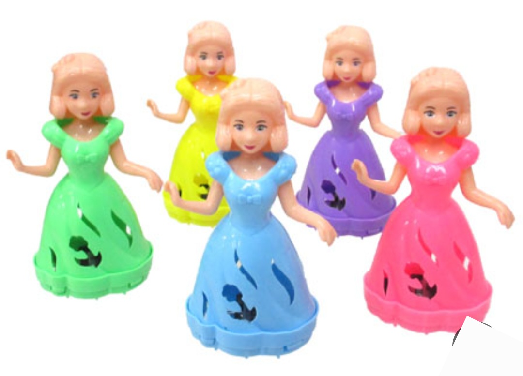 בובה נסיכה על גלגלים פלסטיק8650/960