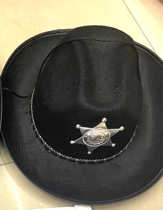 כובע שריף שחור ילדים9569A/120