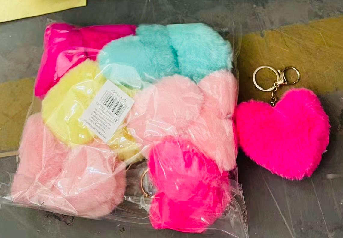 מחזיק לבבות  (כ-10סמ) מיקס9517/1200/1-12