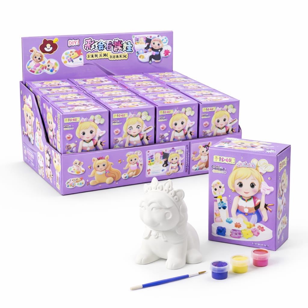 יצירה גבס בקופסא בובות  חדש8316D/1-24