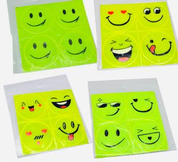 @מדבקות זוהרות &amp; סמיילי (מארזים) 7776/1-8