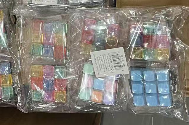 קליקר מקלדת  אורות 9יח צבעונישקוף0219A/300/1-12