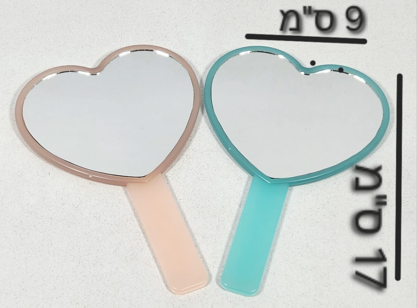 !!לבית מראה עם ידית לבבות2983A