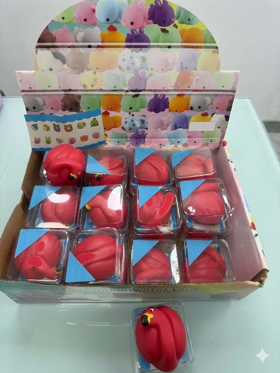 סקוויזי מושימושי פלמינגו בקופסא דיספליי3343B/288/1-24