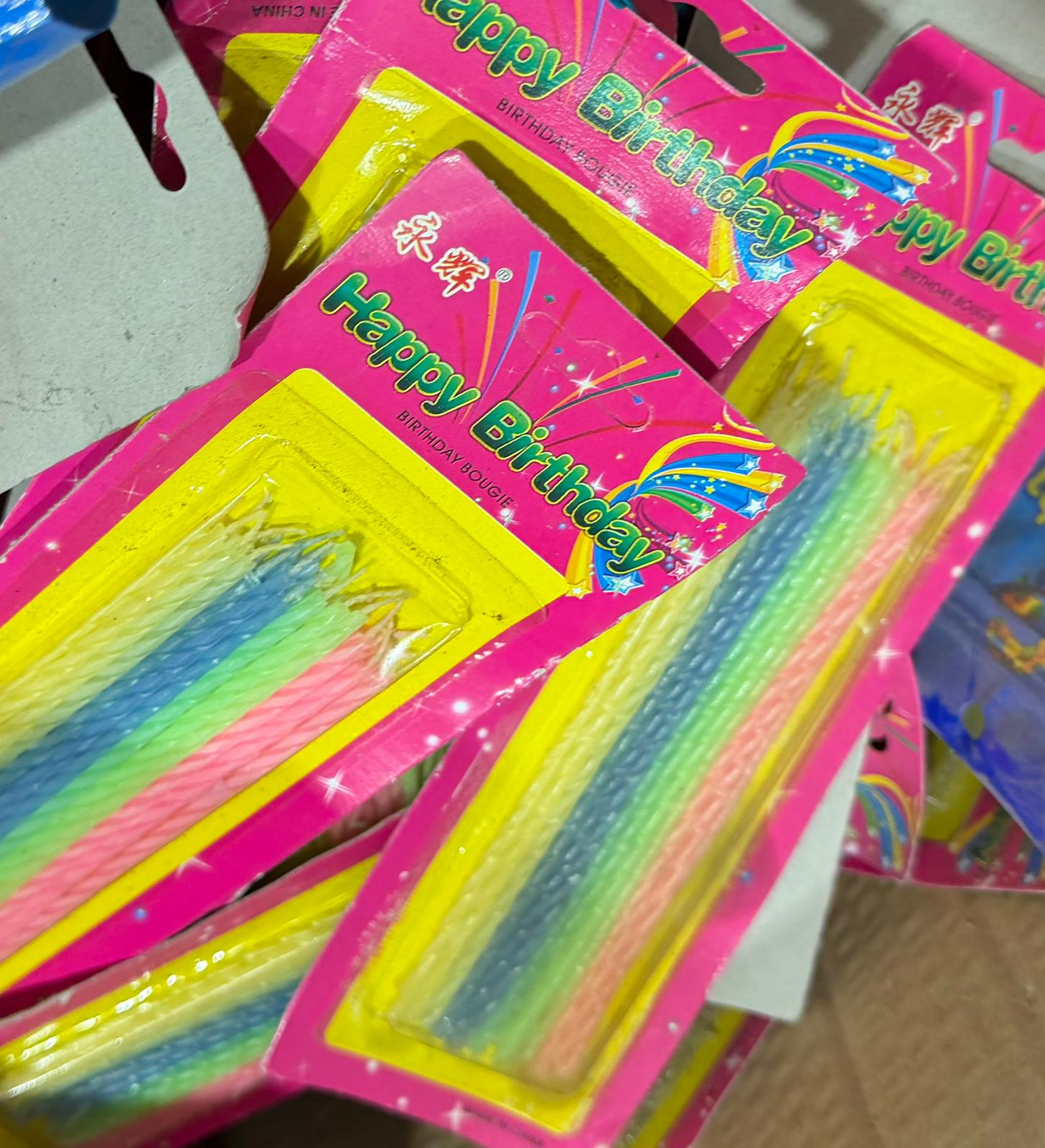 *יומולדת נרות יומולדת לוח4749/1-100