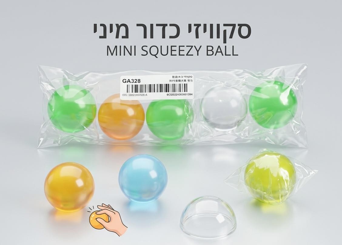 סקוויזי כדור מיני הפתעה חדש3279/2000/1-50