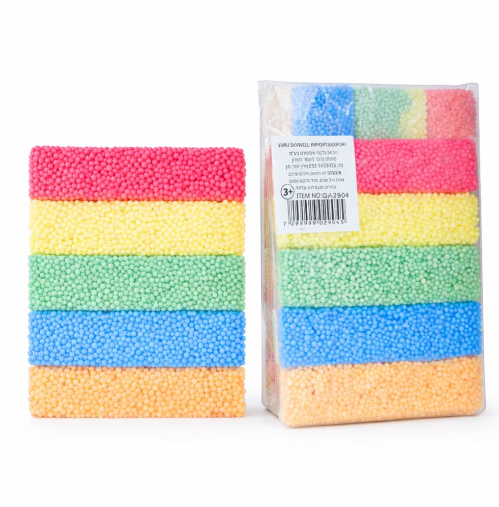 בצק לושלוש פלולינה 5צבעים איכותי2904/240/1-8