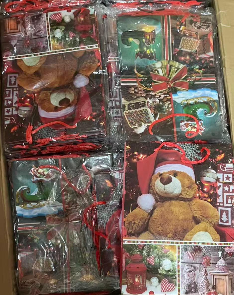 שקית דגם קריסמס עלי2937/840/1-12