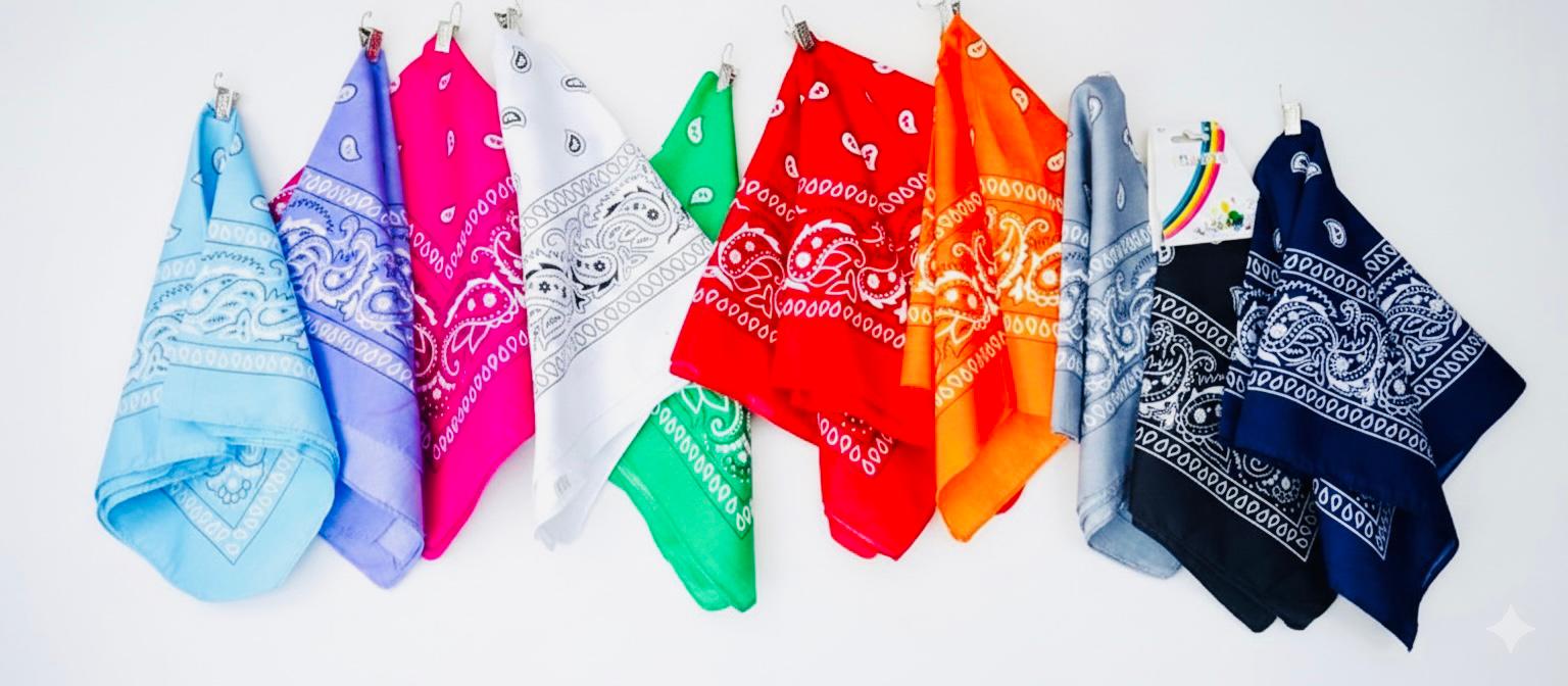 $בנדנה בד מיקס צבעים8515/600/1-12