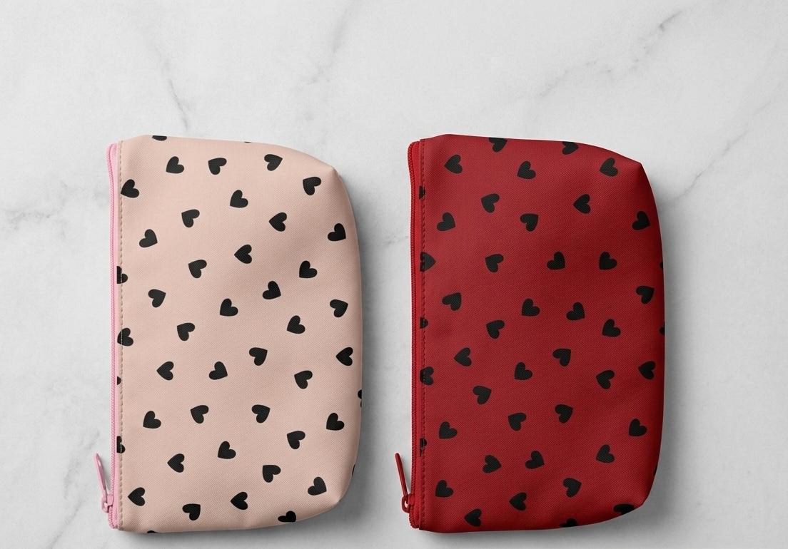 !!!ארנק דגם לבבות סטוק3298/1000/1-100