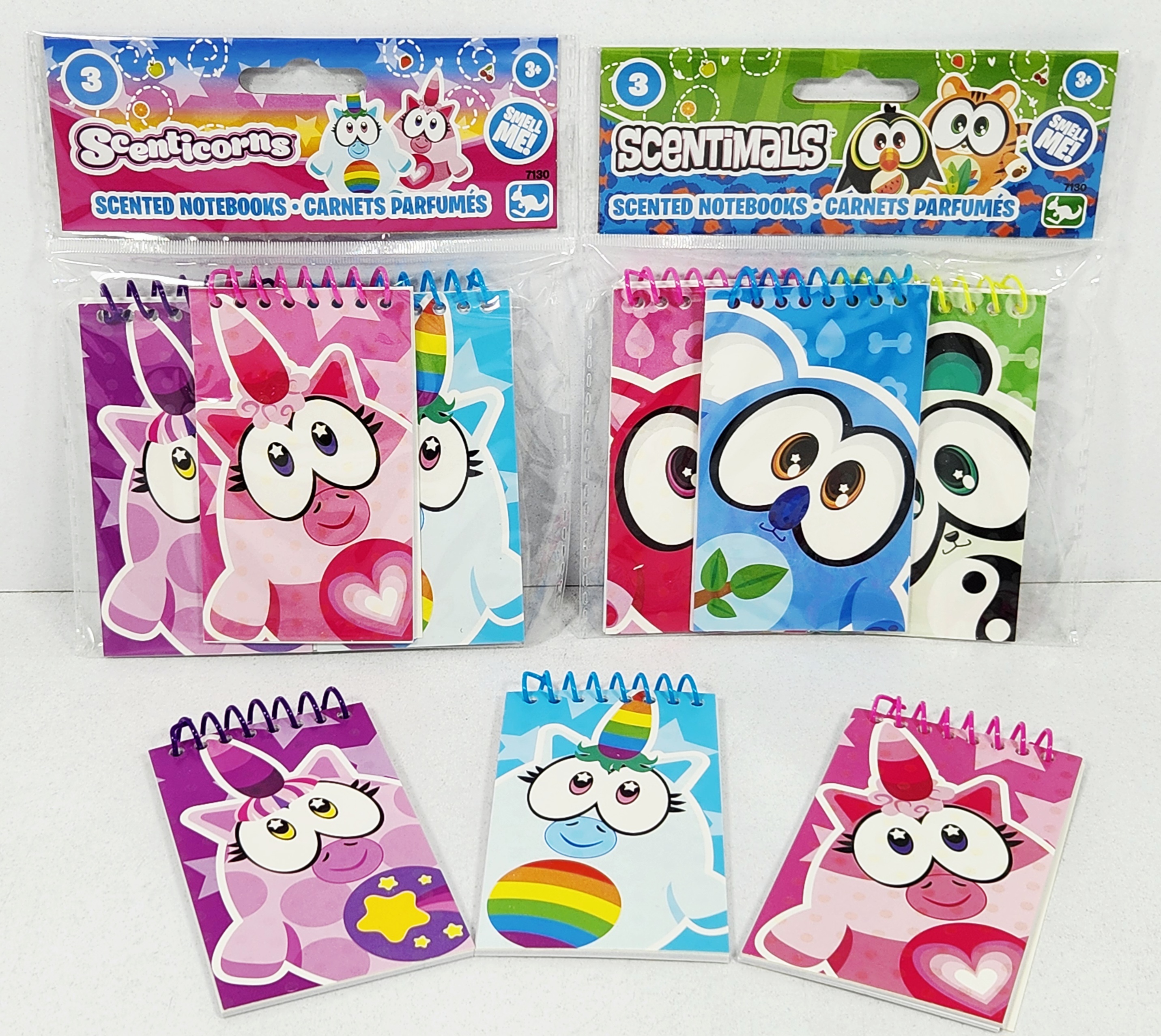 !!פנקסים ממותגים סט 3יח בשקית2906/240