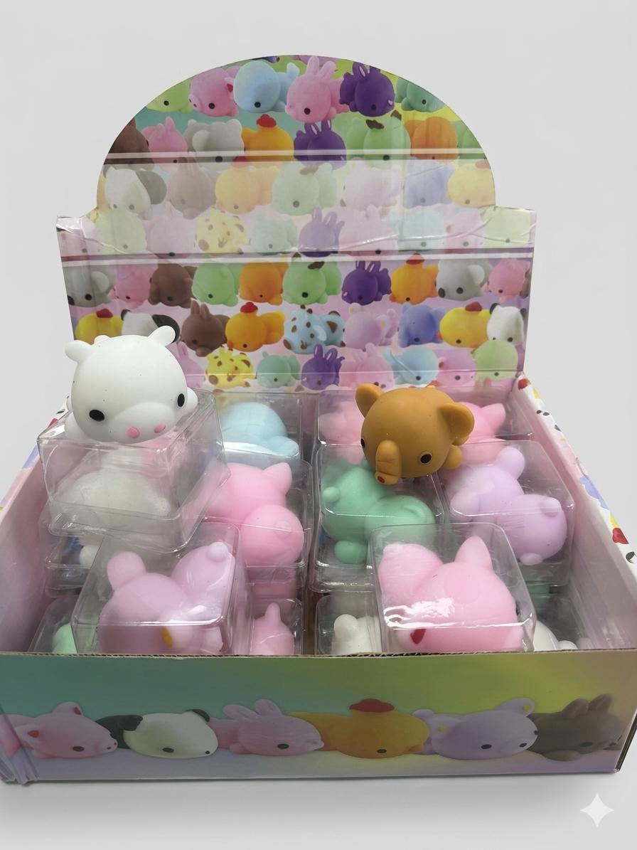 סקוויזי מושימושי חיות קופסא שקופה מיקס3343C/288/1-24