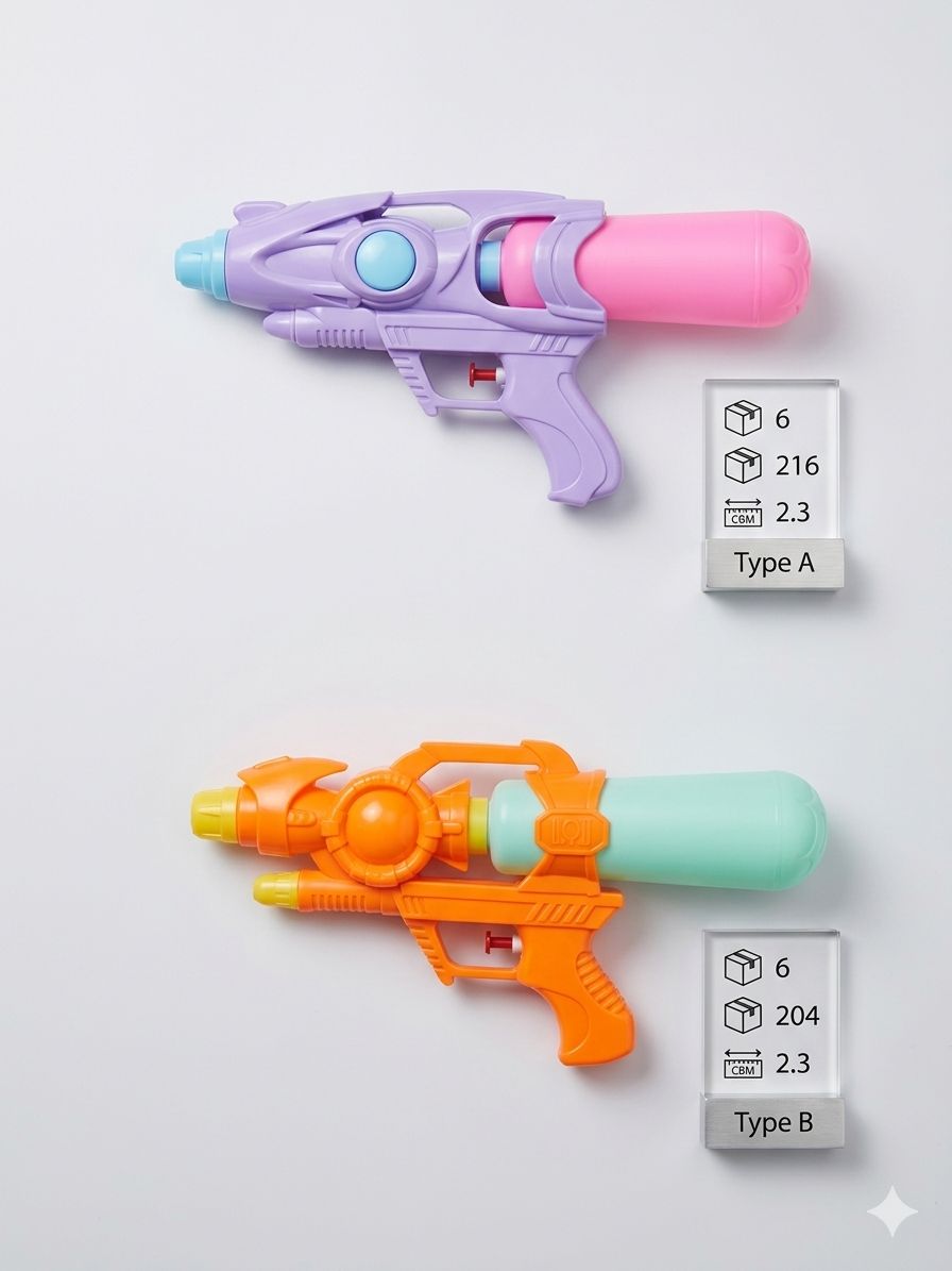 רובה מים גדול (כ-30סמ) שקית3058/216