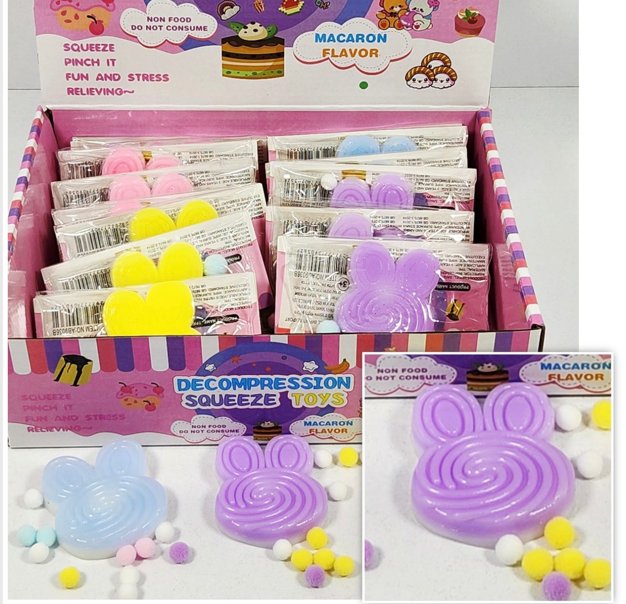 סקוויזי מושי סוכריה דיספליי חדש9036B/384/1-16