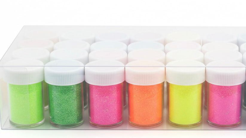 יצירה נצנצים במארז שקוף8848B/1728/1-24