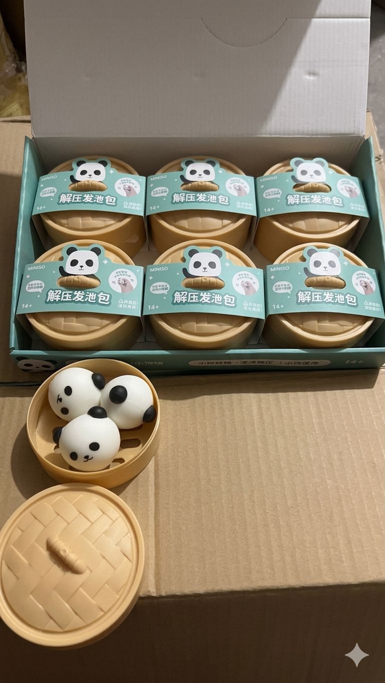 סקוויזי נידיו פנדה 3יח במארז3059/60/1-12