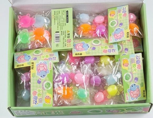 סקוויזי מושימושי צבים 4יח שקית בדיספליי3345/576/1-24