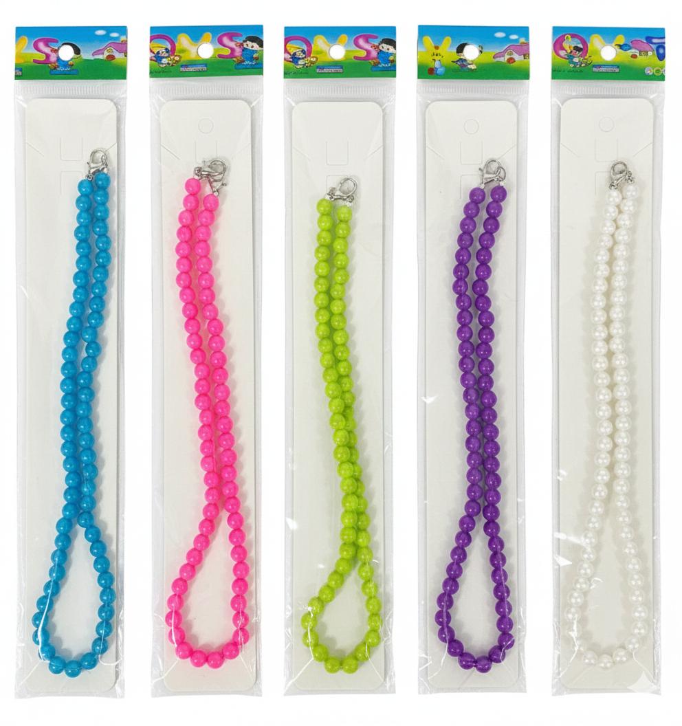 !!אקססוריז שרשרת חרוזים צבעים4634/1-100