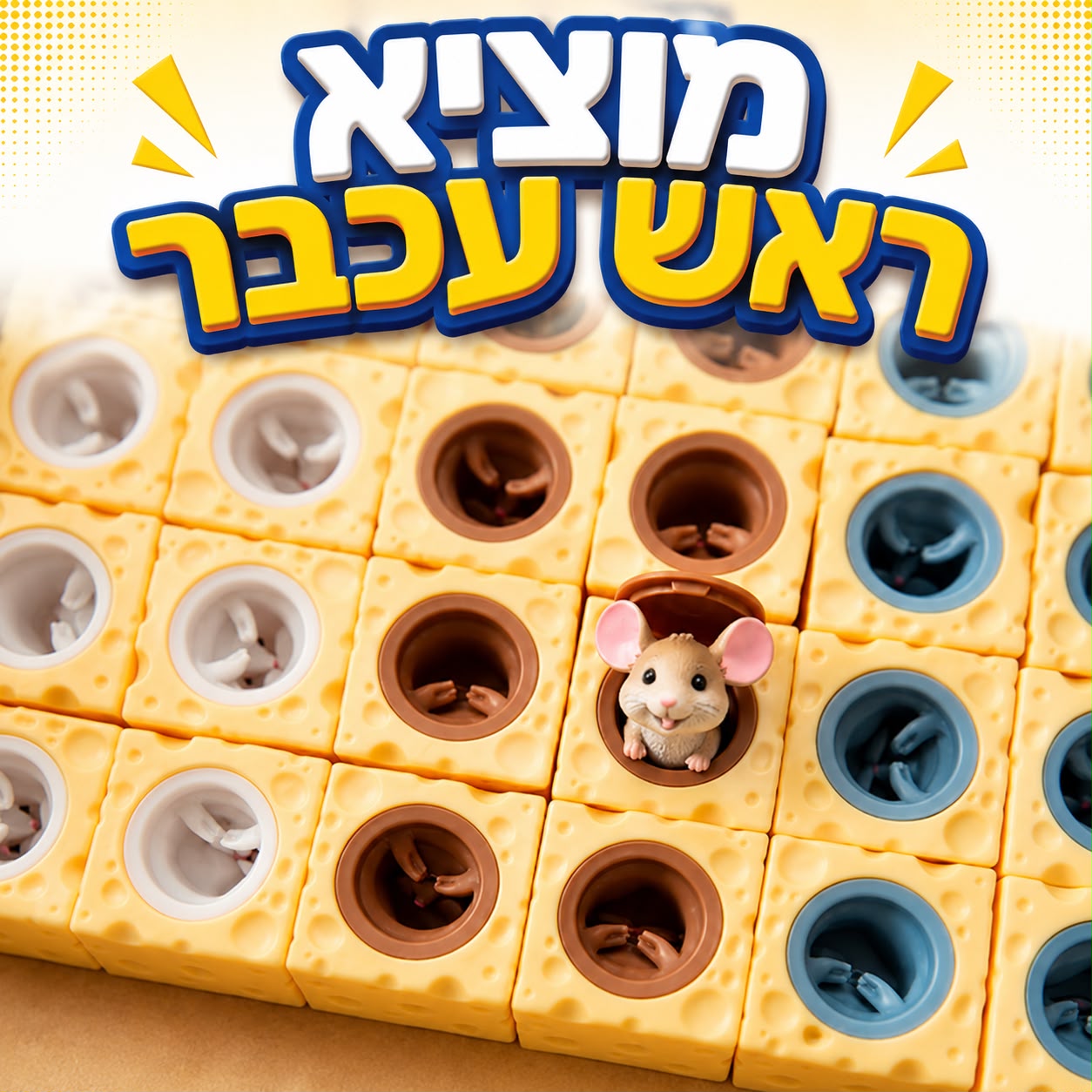 !סקוויזי מוציא ראש עכבר גבינה3472B/264/1-12