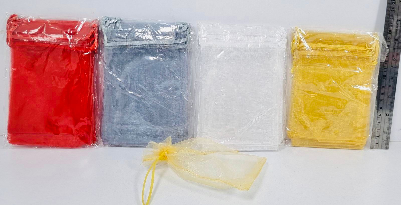 *שקית אורגנזה (15*10) חדש6112/1-10