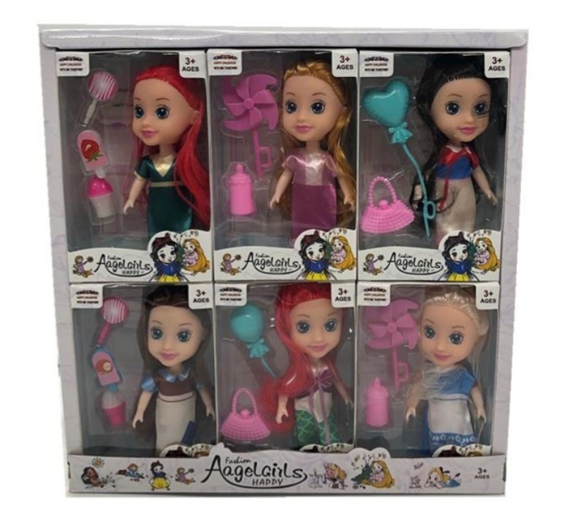 בובה שיער+אביזרים ארוז חלון125A/1-12