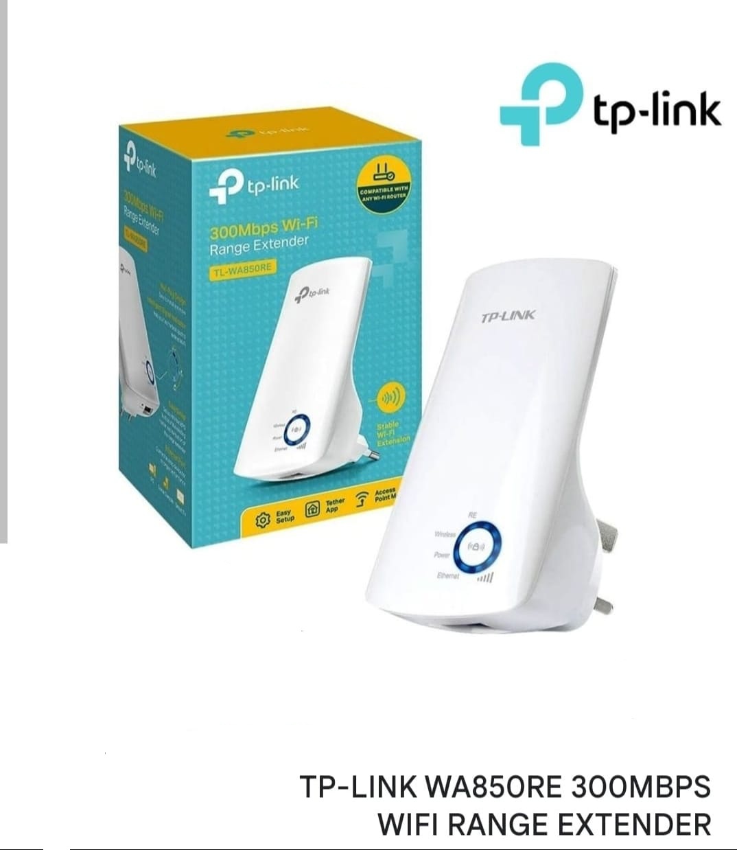 מגדיל טווח tp link  wa850re 300mbps