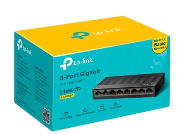 סוויצ 8 יציאות מהיר  tp link ls1008g switch 1g