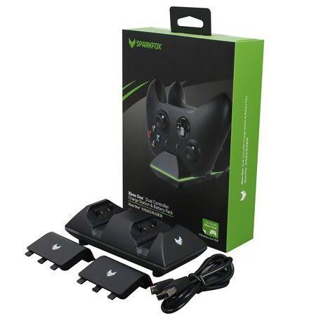 עמדת טעינה כפולה לשלטים עם סוללה נוספת ל  sparkfox xbox s/x