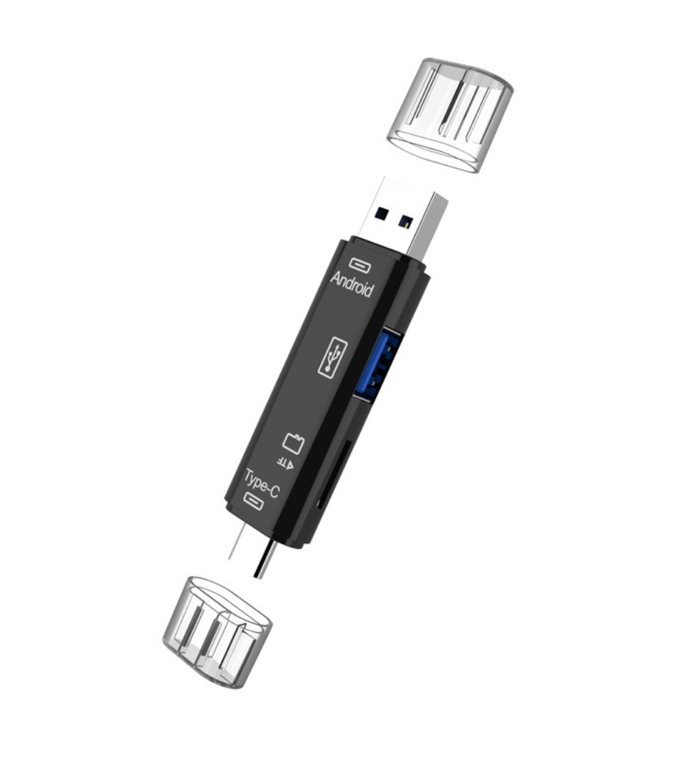 קורא כרטיסים  otg +type c מ type c לusb