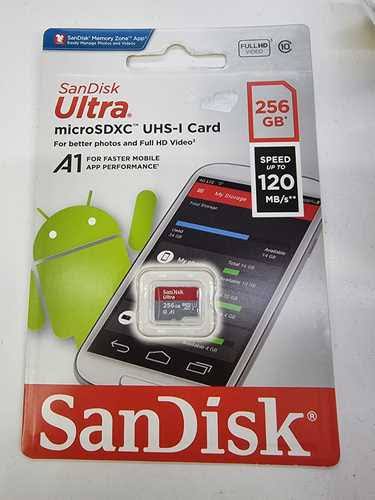 כרטיס זיכרון  256g micro sd ultra  sandisk