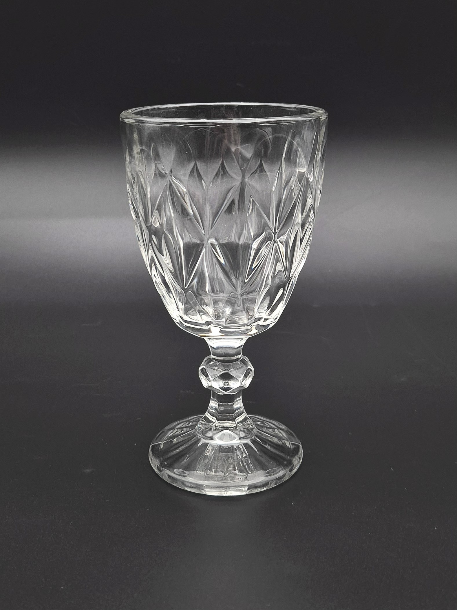 מארז 6 כוסות זכוכית עם רגל 265 מ"ל דגם F170