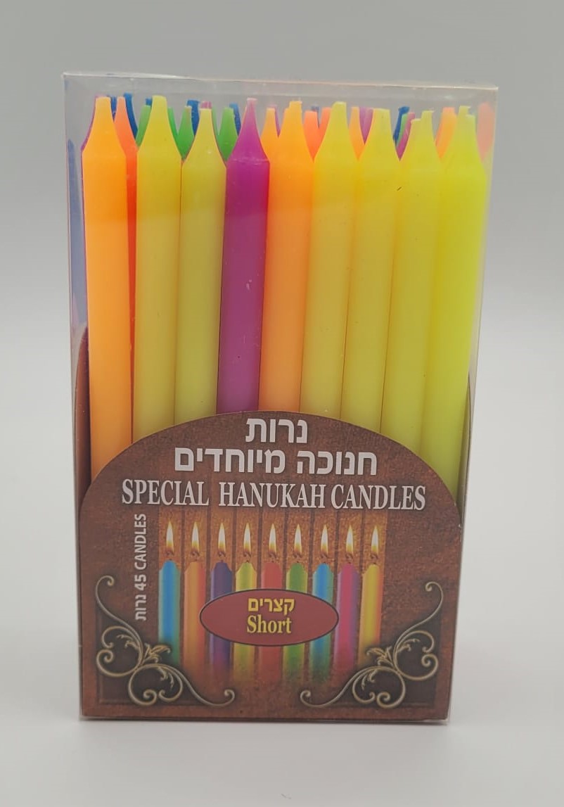 נרות חנוכה מיוחדים שלהבת (24 בקר')