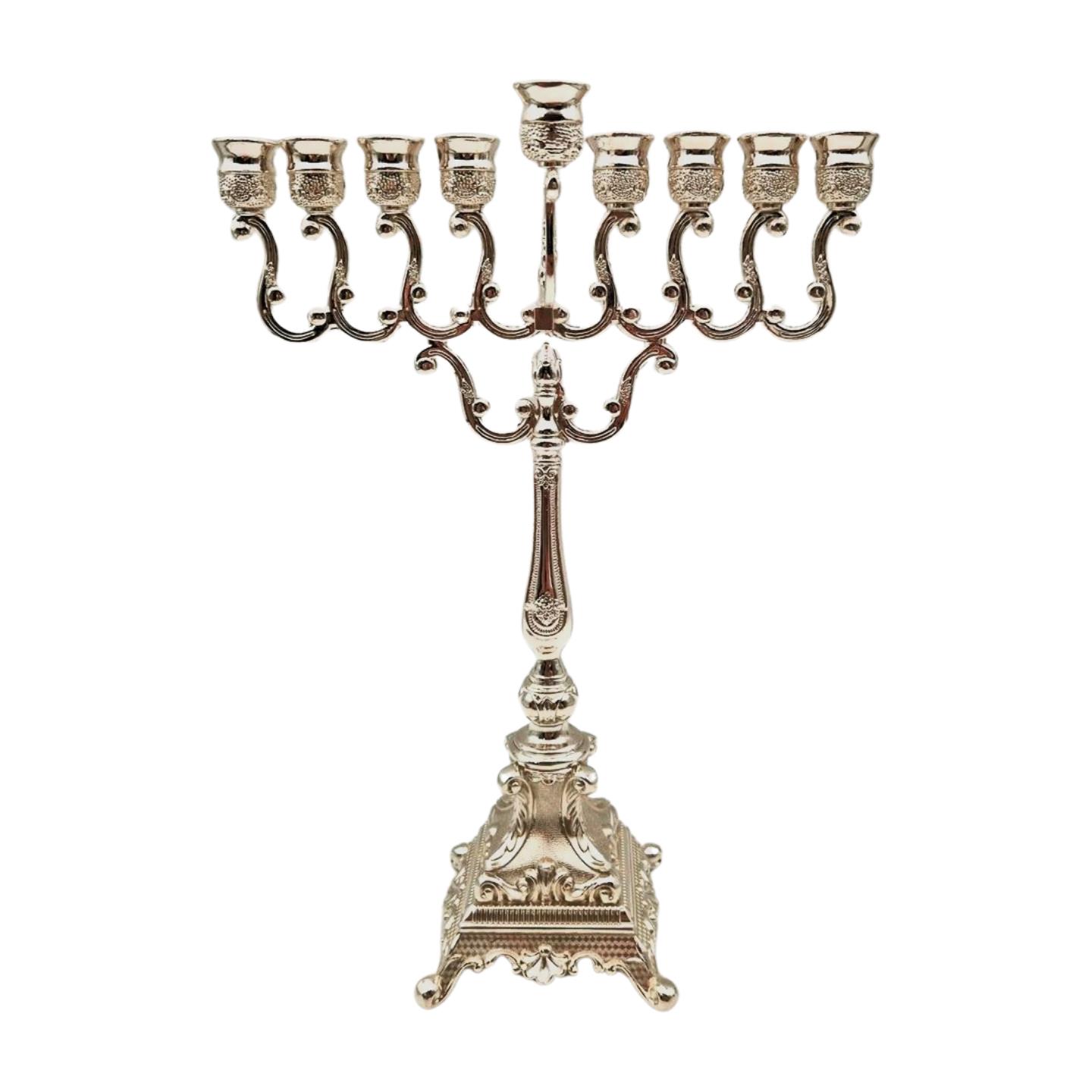 חנוכיה דגם מפואר 25.5 ס''מ