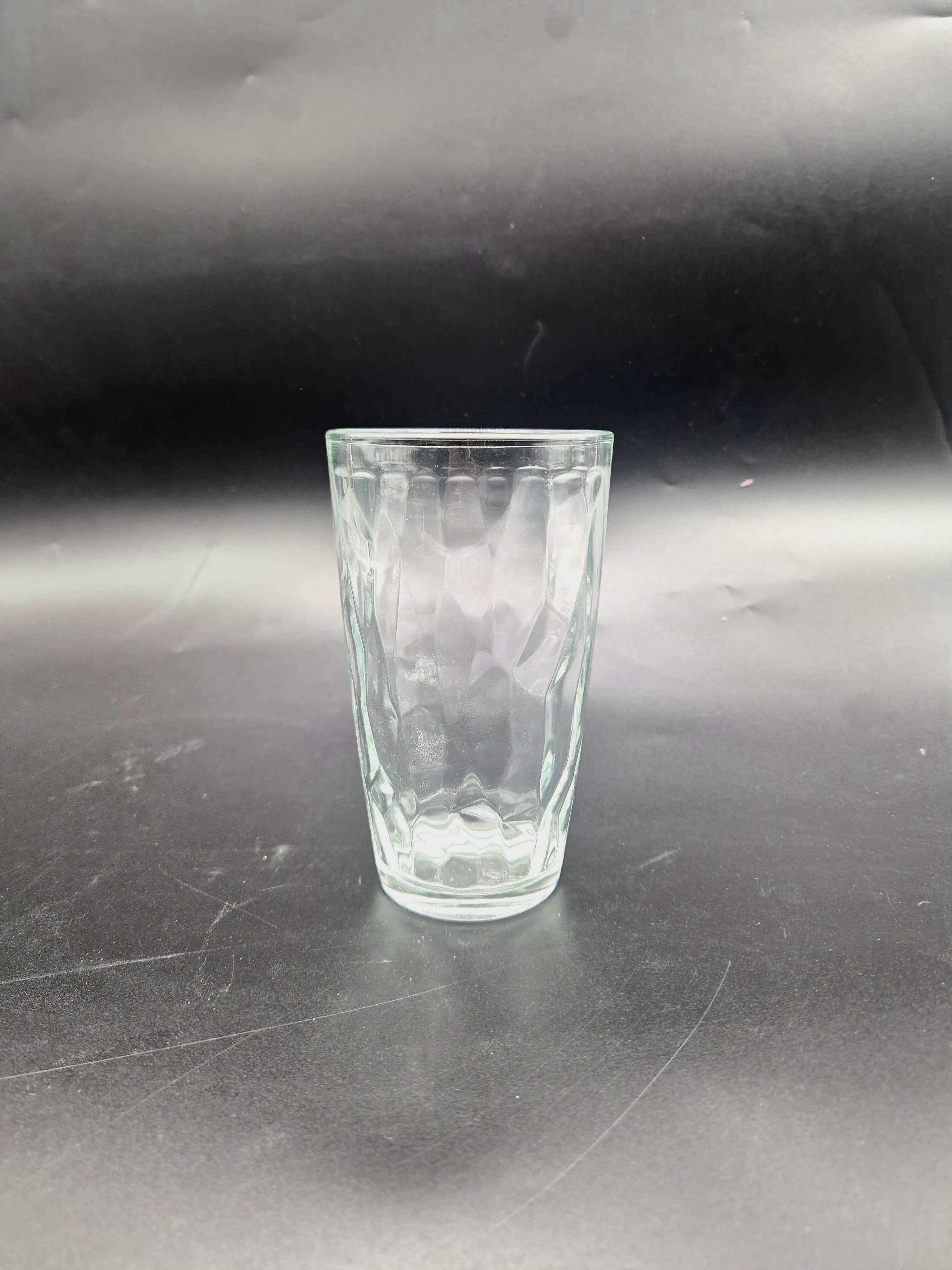 כוס זכוכית דגם משושה (20בקר')