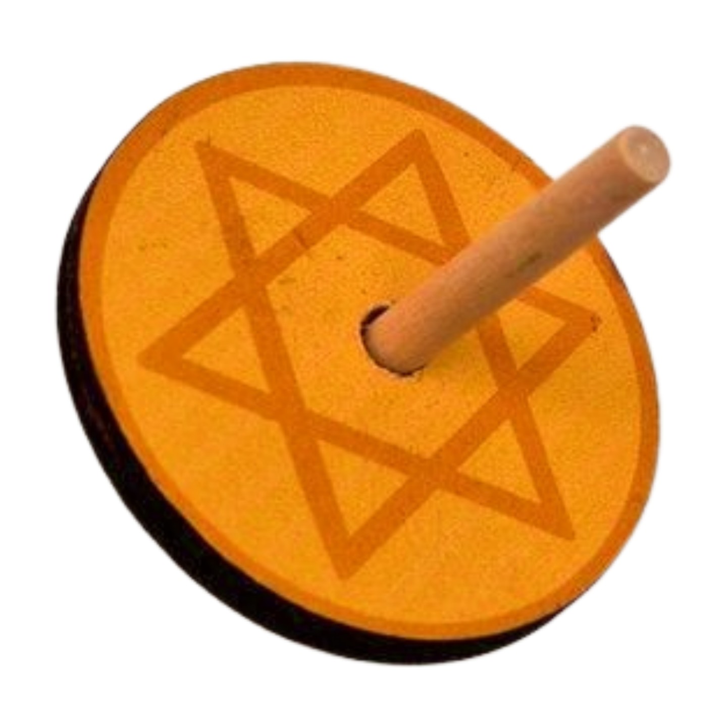 סביבון דיקט צהוב 5 ס"מ