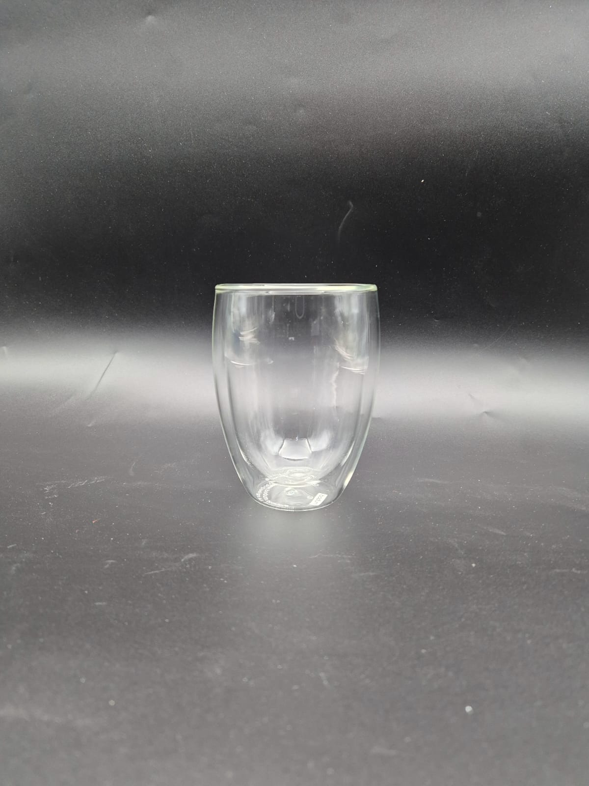 כוס זכוכית כפולה 350 מ"ל (100בקרטון)