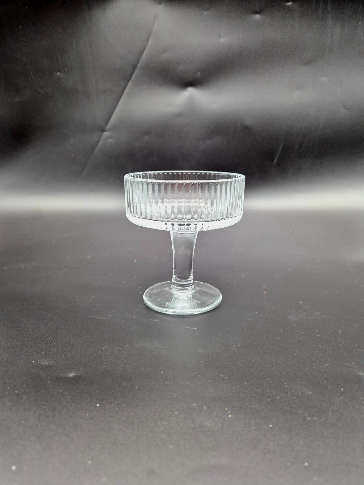 זוג כוס קינוח זכוכית דגם 2 (8בקרטון)