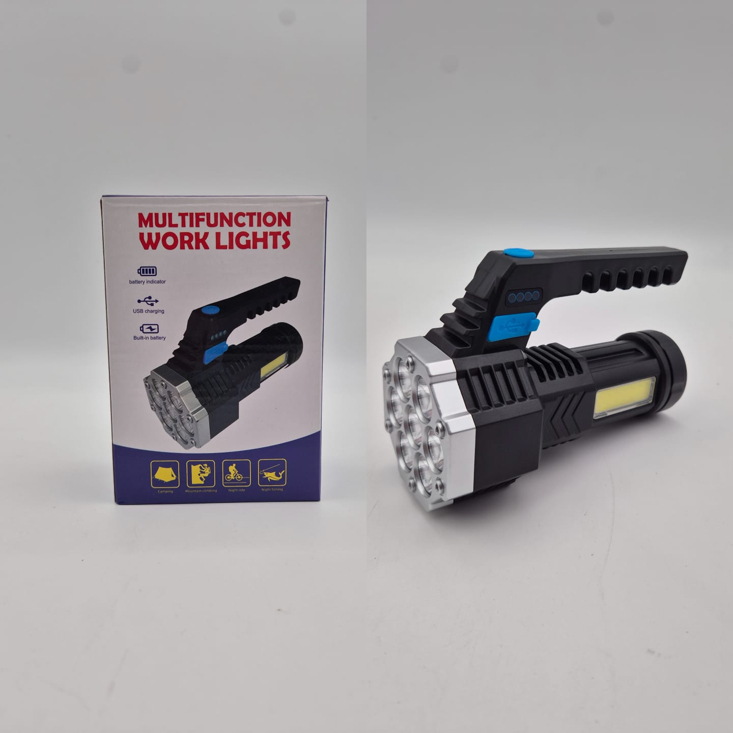 פנס נטען (100בקרטון)