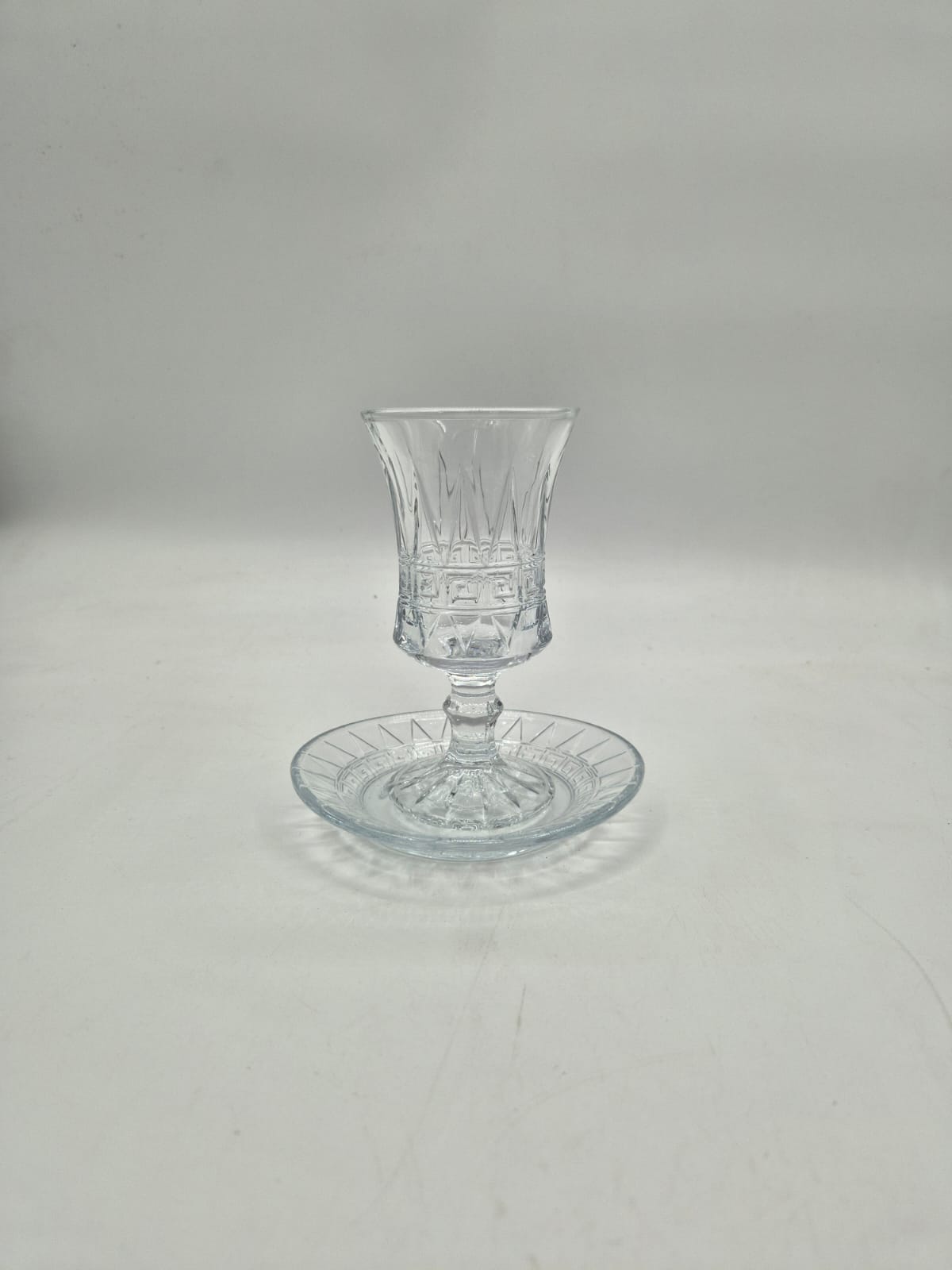 גביע לקידוש עם צלוחית (24 בקר')