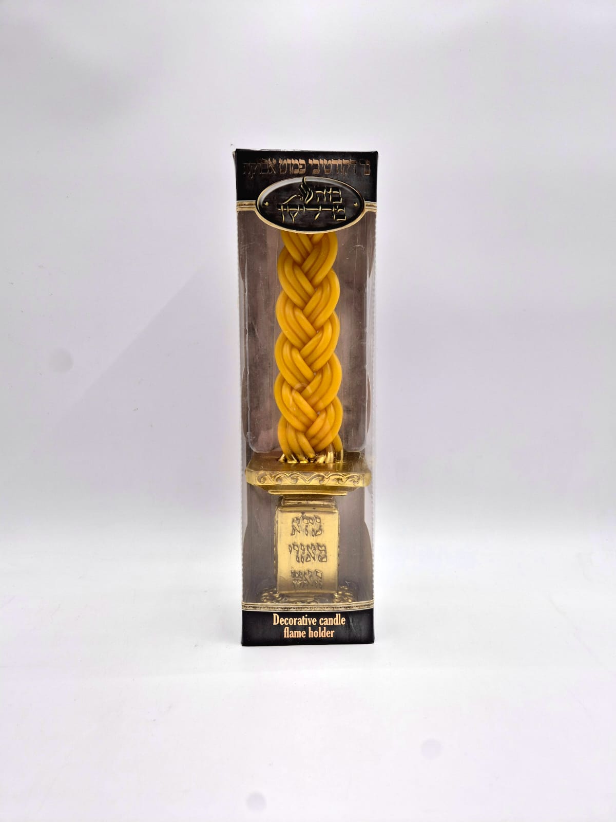 נר הבדלה פמוט אבוקה זהב דונג