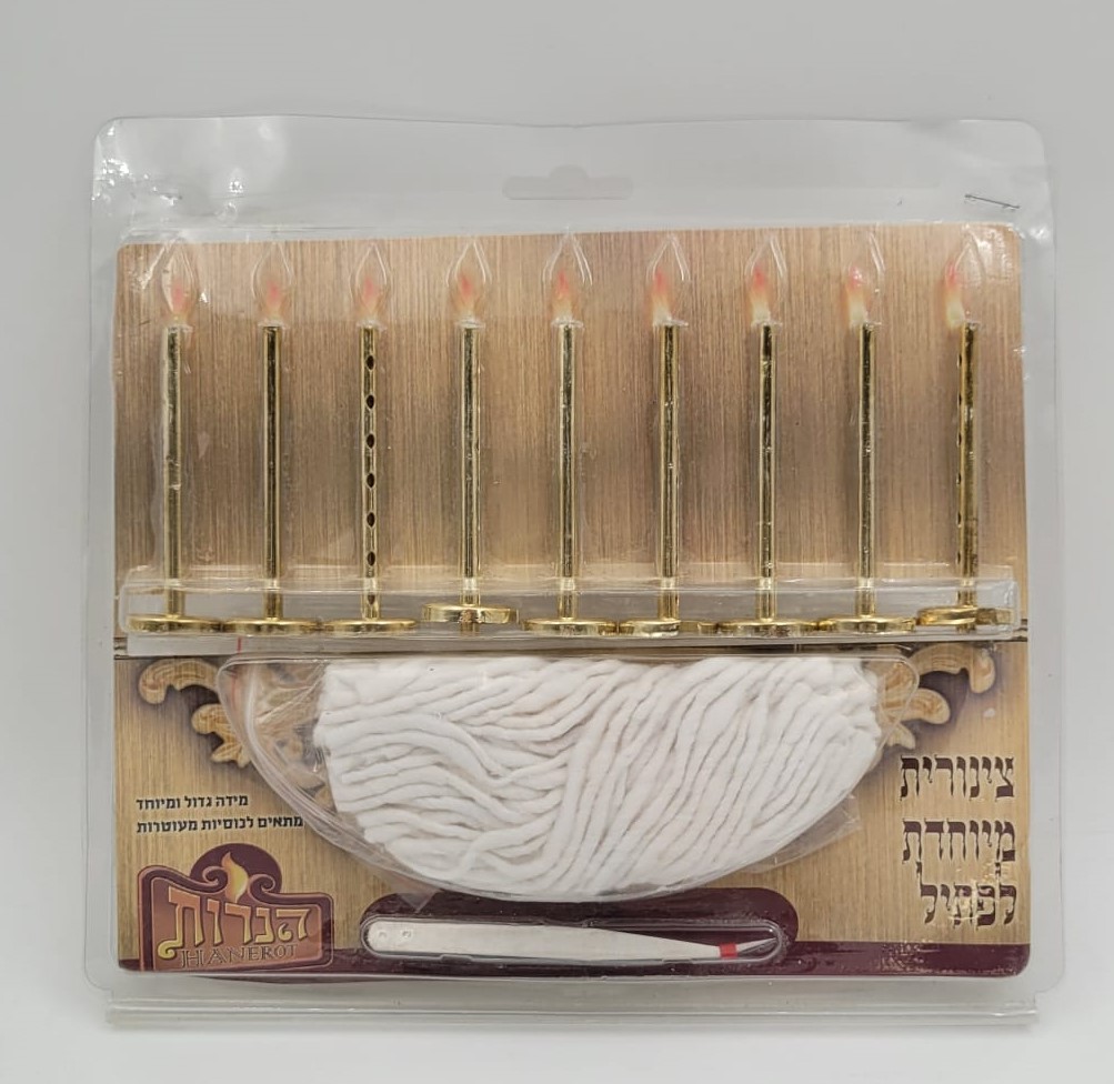 צינורית מיוחדת לפתיל כותנה ענק (12*2 יח' בקר')