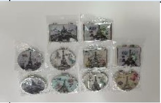 מראה דגם פריז (600בקרטון)