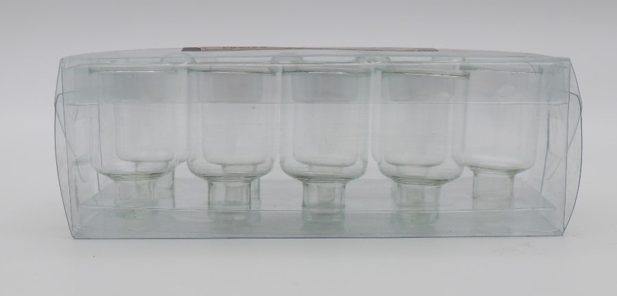 מארז 9 כוסיות זכוכית  מס 10 (72 יח' בקר')