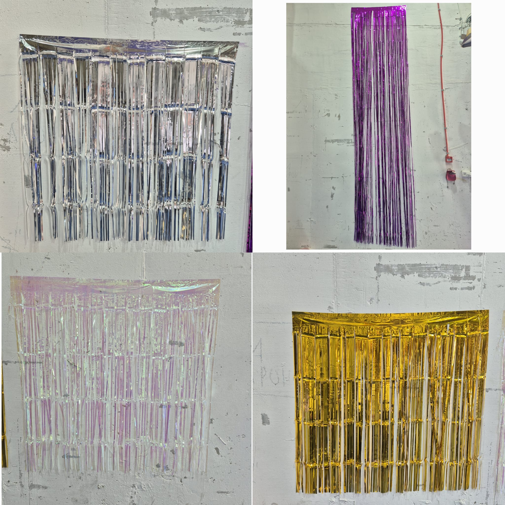 וילון חוטים למסיבות/לסוכה 